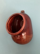 Vintage Denmead Pottery Salt Cellar Pig Wall Mounted 1970s