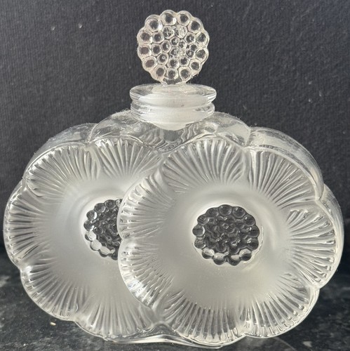 Lalique perfume bottle - lalique, two