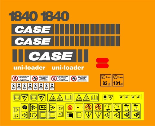 Case 1840 sticker decals - 1840,
