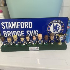 Chelsea FC Legends Footballer Models Figures 4 Rows 44 Players Iconic Unusual