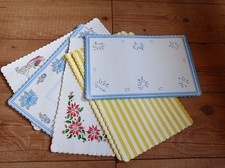 Vintage Paper Place Mats Retro