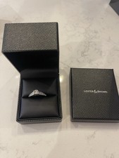 Palladium Solitaire Engagement Ring