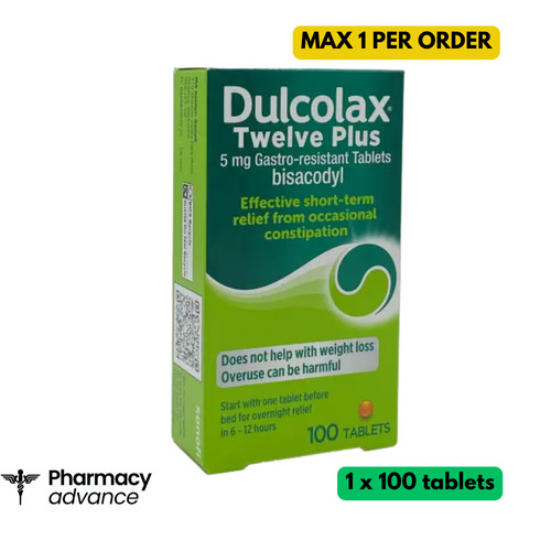 Dulcolax twelve plus 5mg - dulcolax,