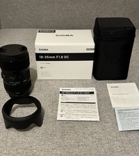 Sigma 18-35mm F1.8 DC HSM Lens -  Brand New - UK Tracked Next Day Delivery