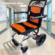 9KG Ultra-Light Wheelchair Aluminum Lightweight Transport Chair Foldable 220lbs