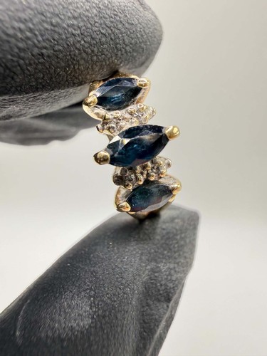 14ct sapphire diamond - 14ct,