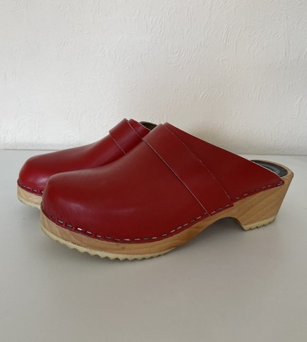 Red toffeln swedish wooden - toffeln,
