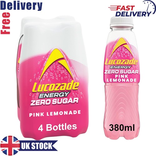 Lucozade zero pink lemonade - zero,