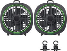 VIVOSUN AeroWave D4, 4” Grow Tent Clip Fan,Black,3-Speed Strong,2-PACK