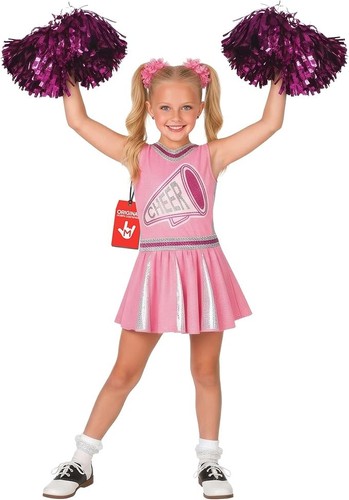 Kids pink cheerleader - kids, costume