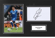 James Tavernier Signed 12x8