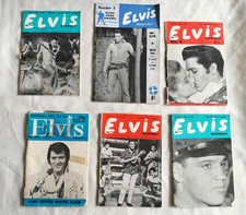 6x Elvis Monthly Magazines