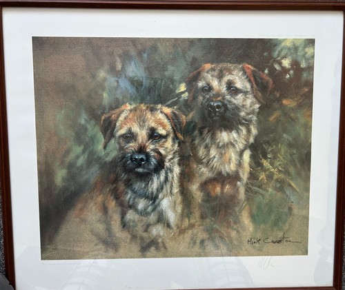 Mick cawston framed original - a,