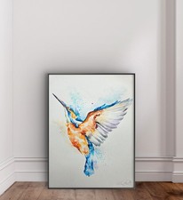 ORIGINAL Kingfisher painting