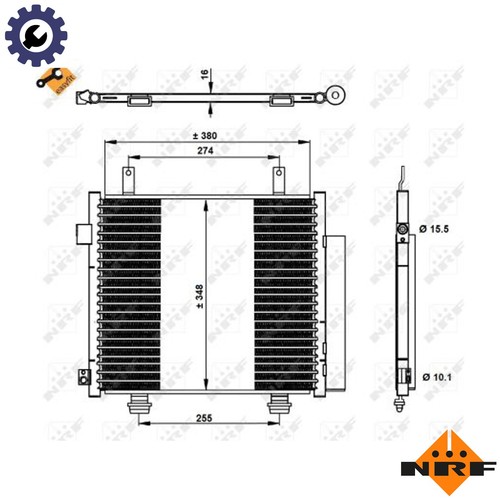 Condenser air conditioning - condenser,