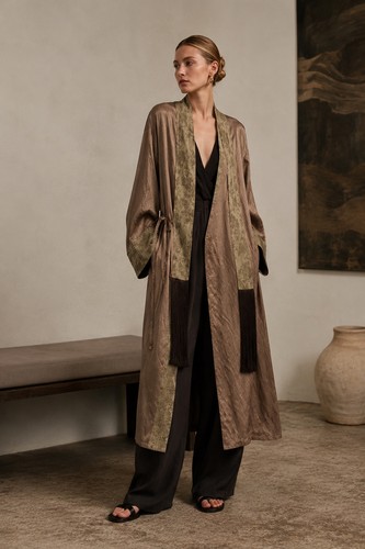 Zara pale pink taupe - pale, jacquard