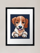Beagle puppy dog drawing