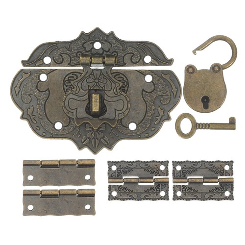 Sets mini vintage padlock - 4,
