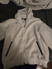 Nike Sb White Sherpa Zip Up