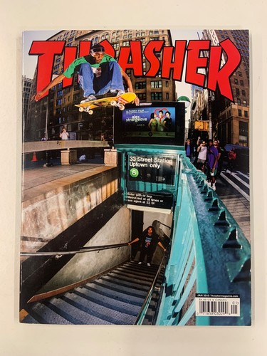 Thrasher skateboard magazine - skateboard,