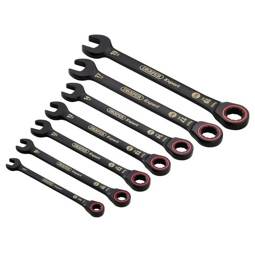 Draper 7pc ratcheting spanner - draper,