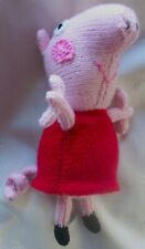 Peppa Pig soft toy knitted