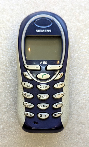 Siemens a50 blue mobile - siemens,