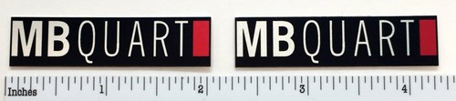 Quart speaker badges grill - mb,
