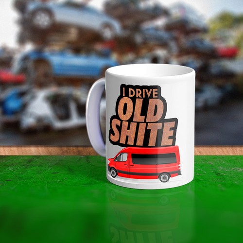 Large old shite mug - large,