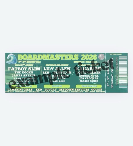 Boardmasters festival 2026 - festival,
