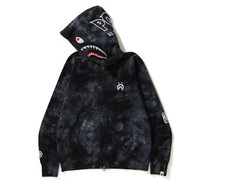 BAPE Tie Dye Shark Wide Full