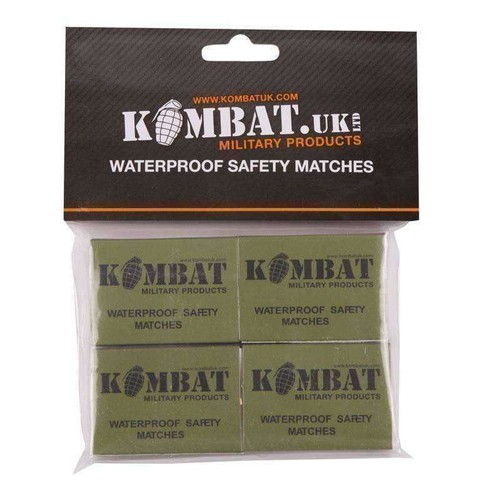 Kombat waterproof matches - kombat, uk