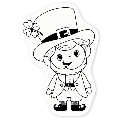 Irish leprechaun clear - 'irish,
