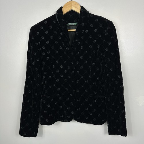 Laura ashley velvet - velvet, jacket