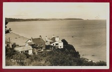 RP Torcross houses etc real photo postcard Devon