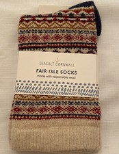 Seasalt Womens Fair Isle Socks