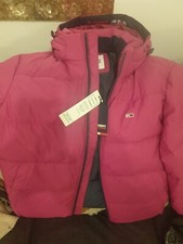 Tommy Jeans Men's Jacket Essential Down color  Jacket Medium Autumn Plum