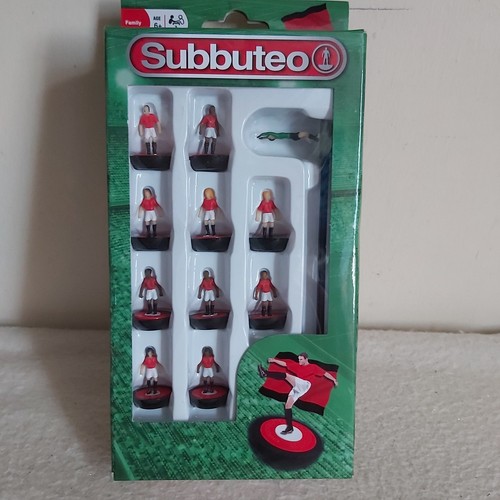 Subbuteo team set red white - red,,