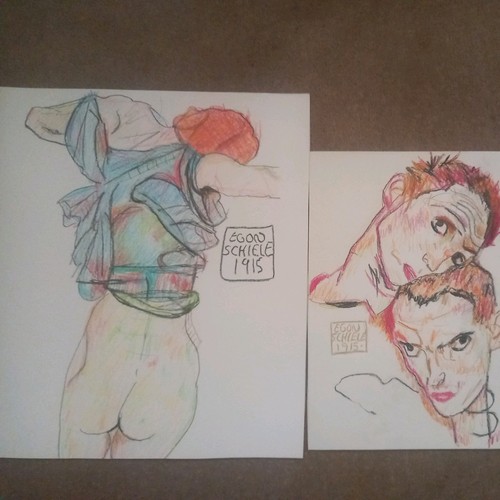 Egon schiele julie west - , by