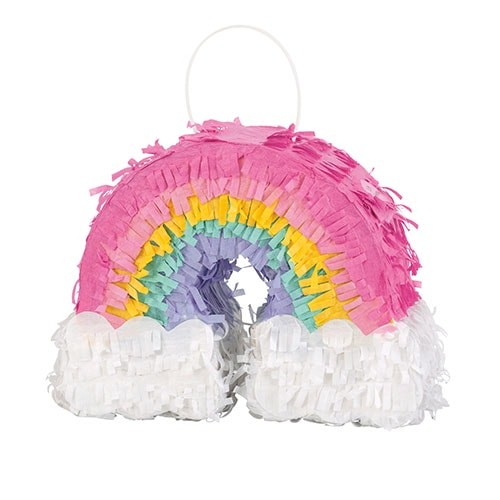 Rainbow mini pinata decoration - mini,