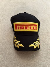 Pirelli Baseball Podium Racing Cap Black And Yellow - Unworn