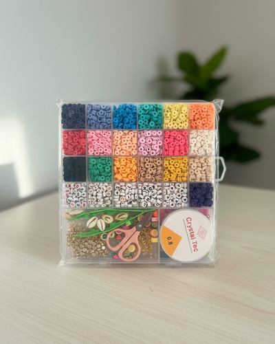 Kids diy clay bead - diy,
