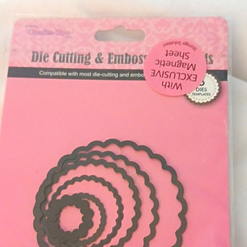 Crafts too scallop circles die - scallop,