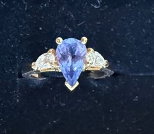 14k Yellow Gold Tanzanite And