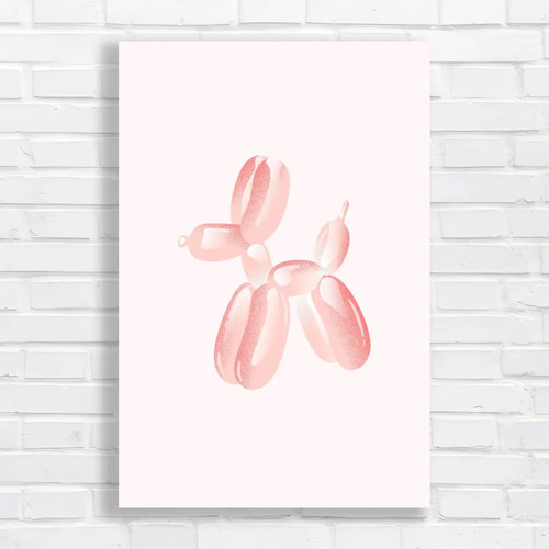 Pastel pink abstract balloon - pastel,