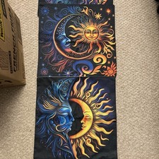 Moon And Sun Celestial Cushion