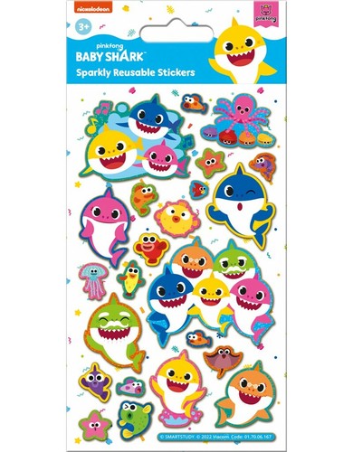 Baby shark fun foiled stickers - foiled,
