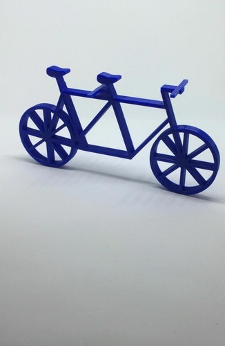 Tandem bicycle cake - tandem, decoration