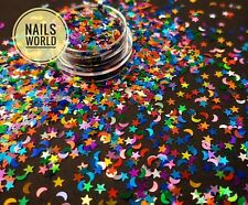 STAR HALF MOON Nail Art