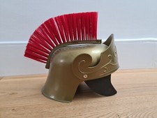 Roman Centurion armour helmet gold and red costume
